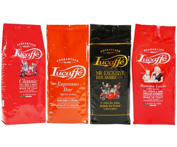 Lucaffé Espresso Mix Pack 4 x 1 kg